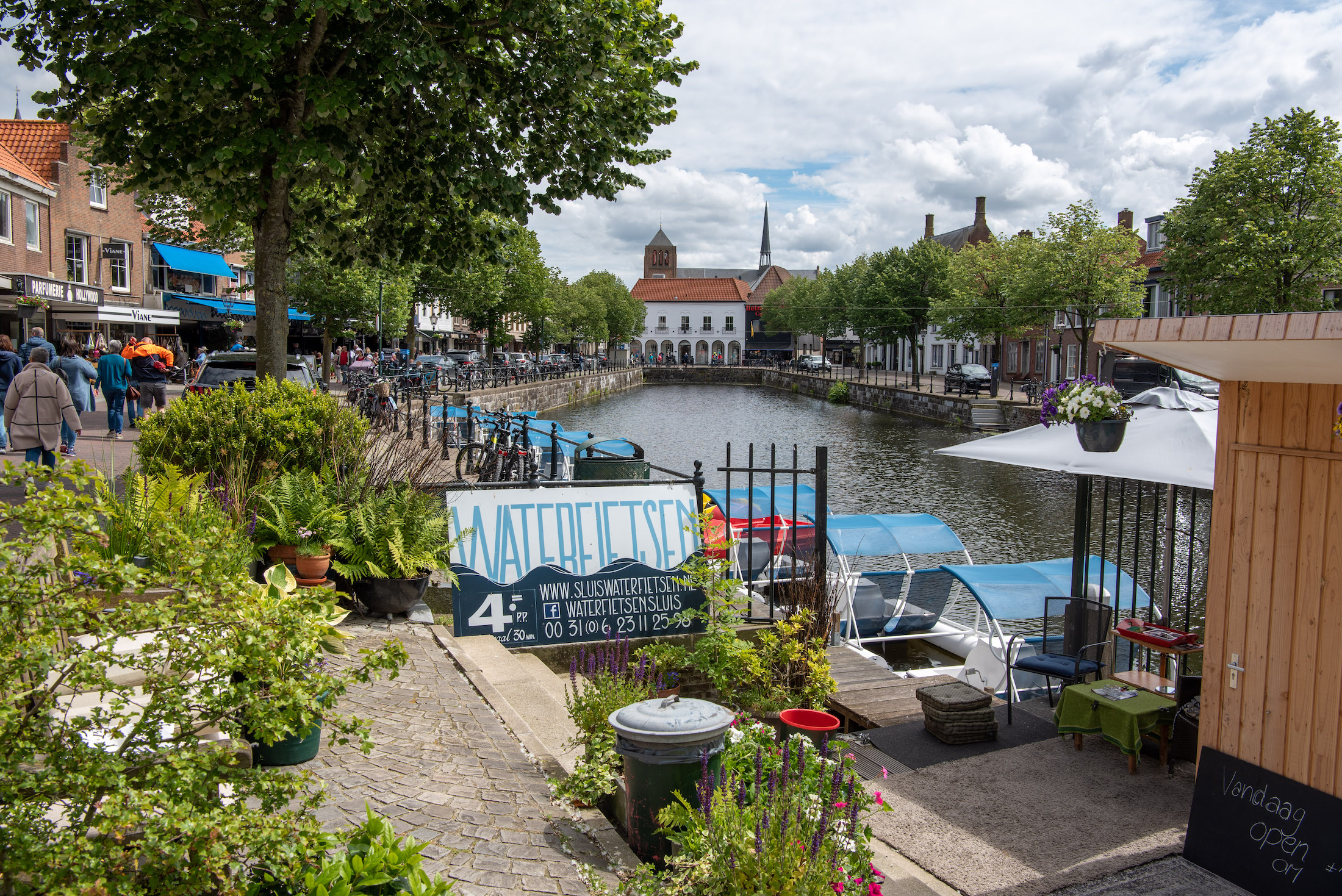 In Sluis is het altijd gezellig