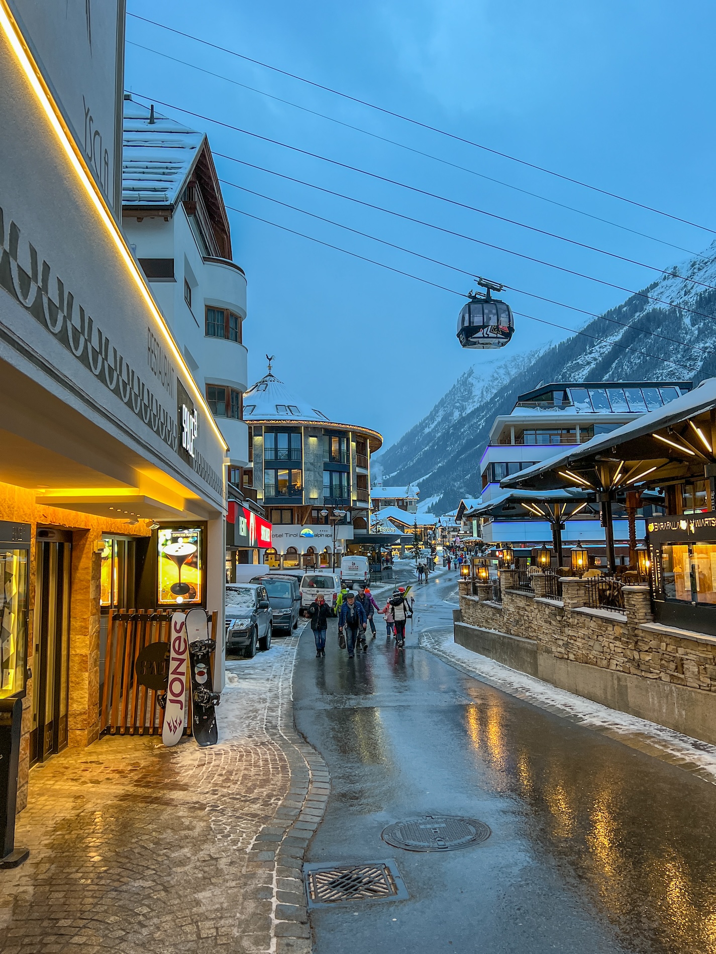 En het is ook nog eens een heel leuk dorp, met top après-ski