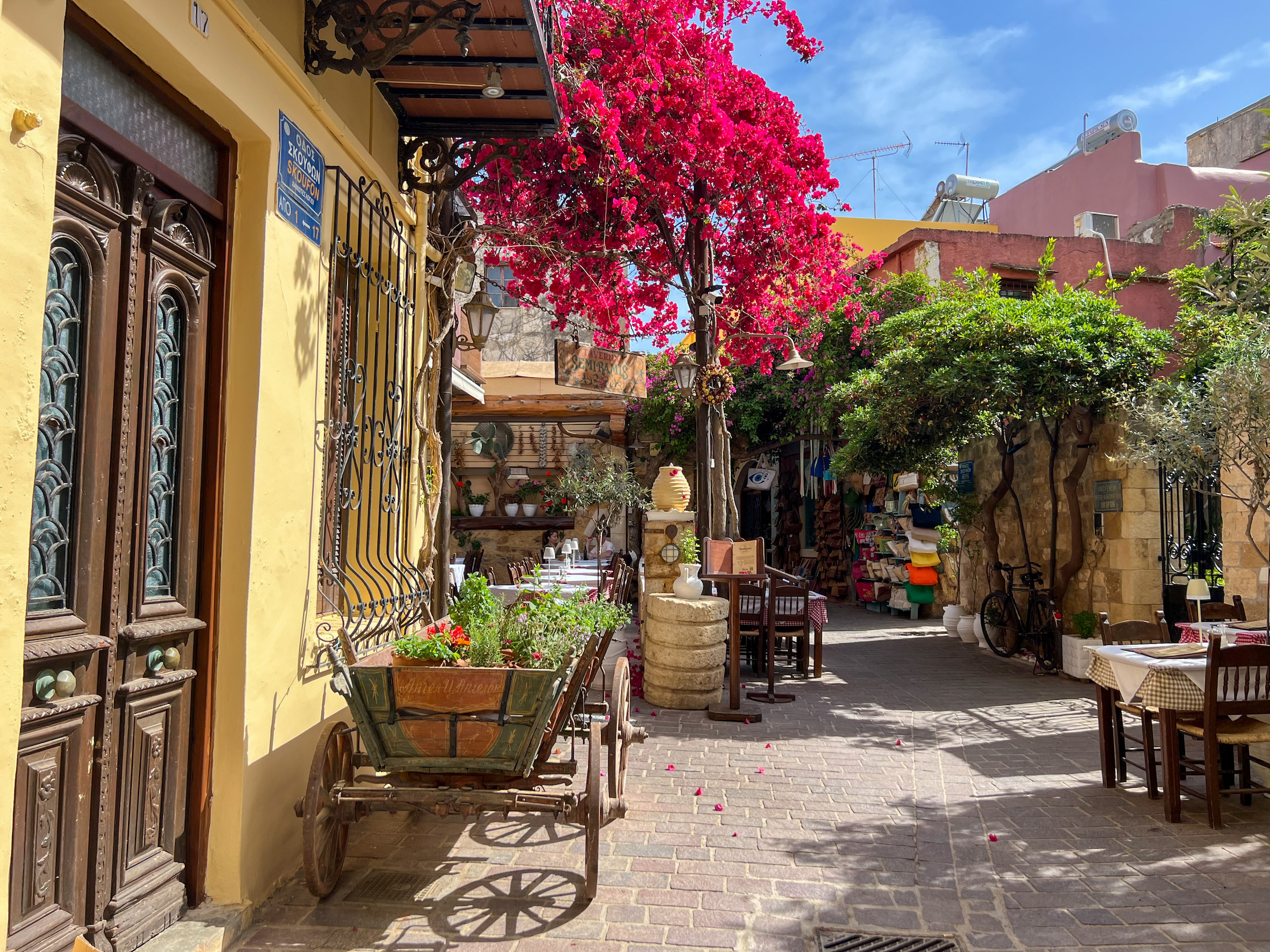 Genieten van charmante straatjes in Chania