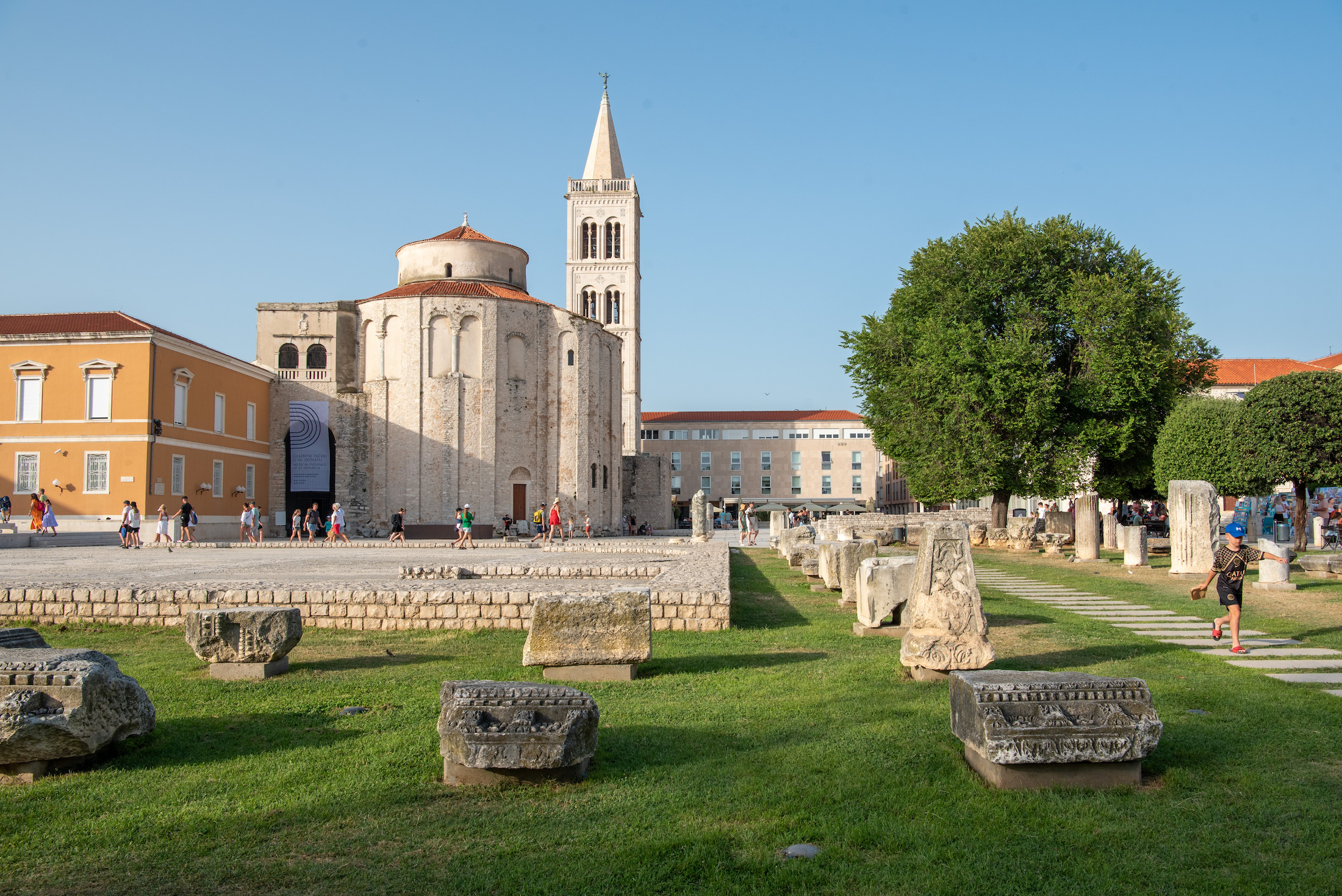 Zadar is het perfecte eindpunt: een kleine, sfeervolle stad aan het water
