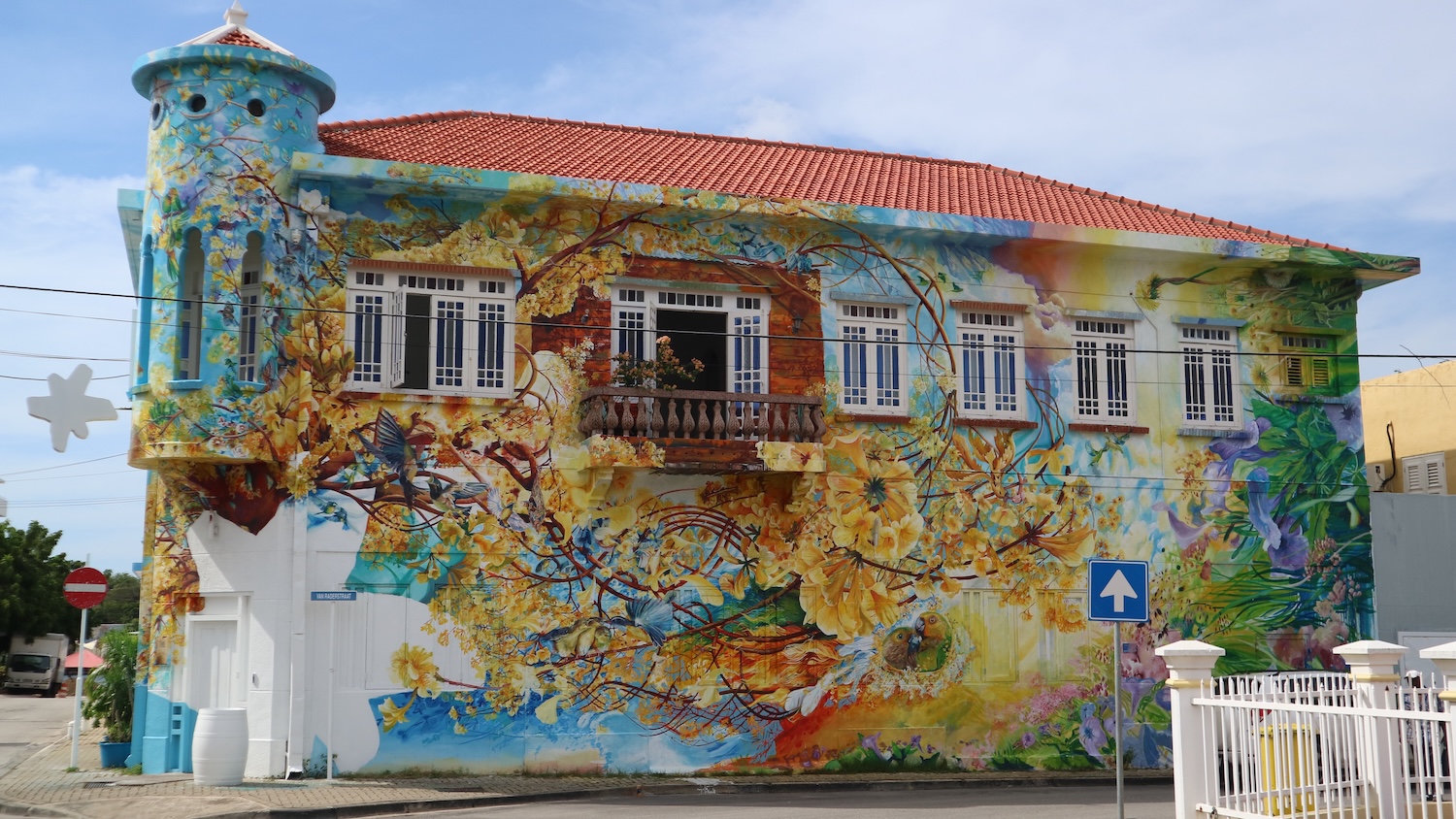 Maak een fietstocht en ontdek de mooiste street art van Curaçao.
