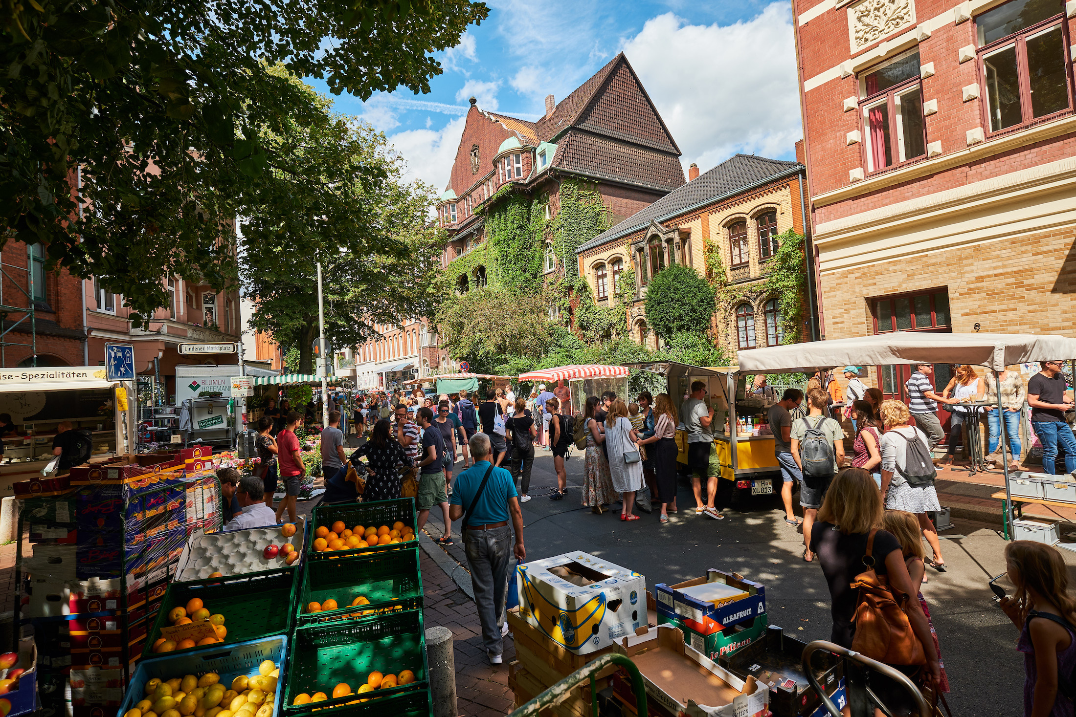 De leukste markt van Hannover is de Lindener Markt © Christian Wyrwa