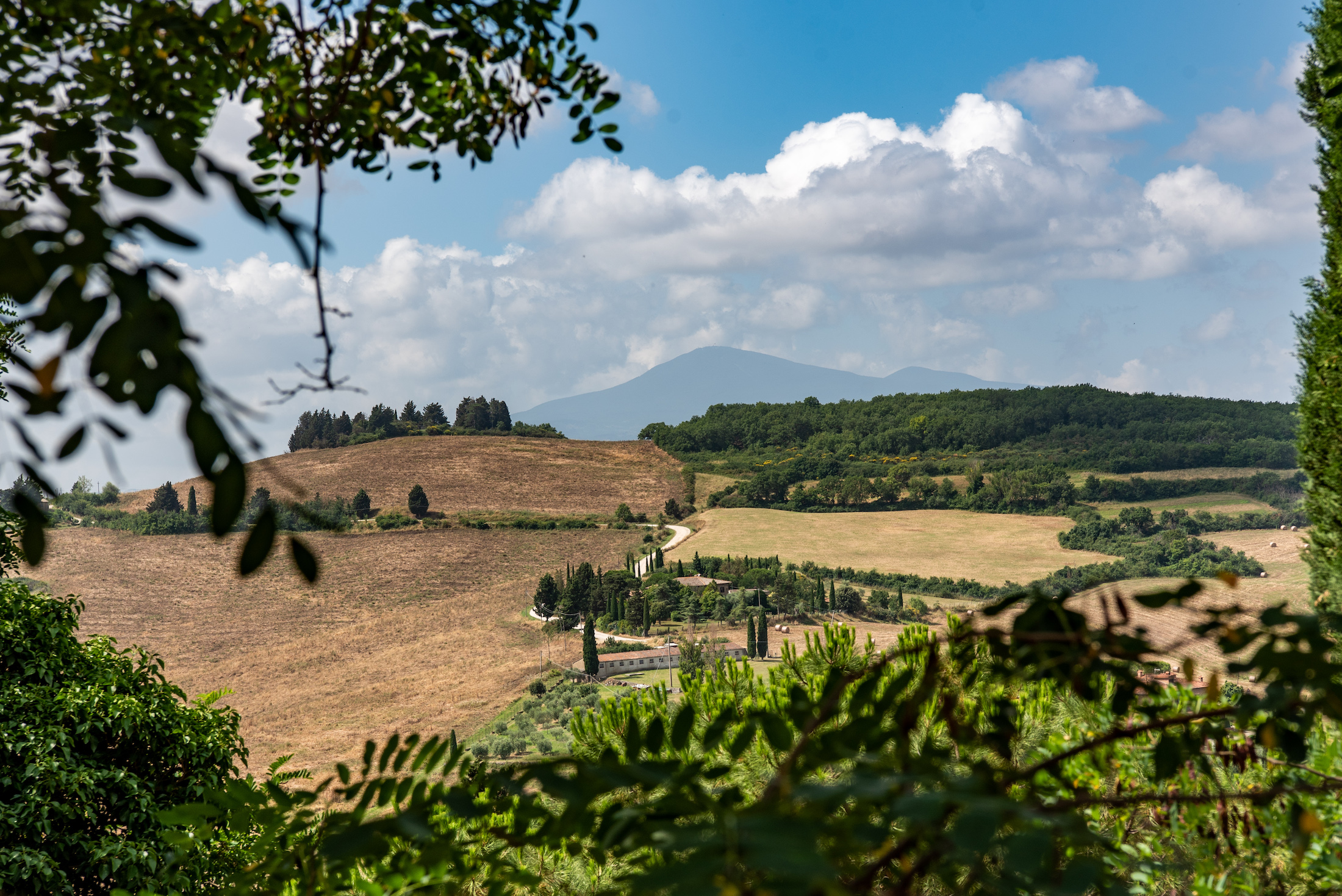 Het uitzicht vanuit Monticchiello