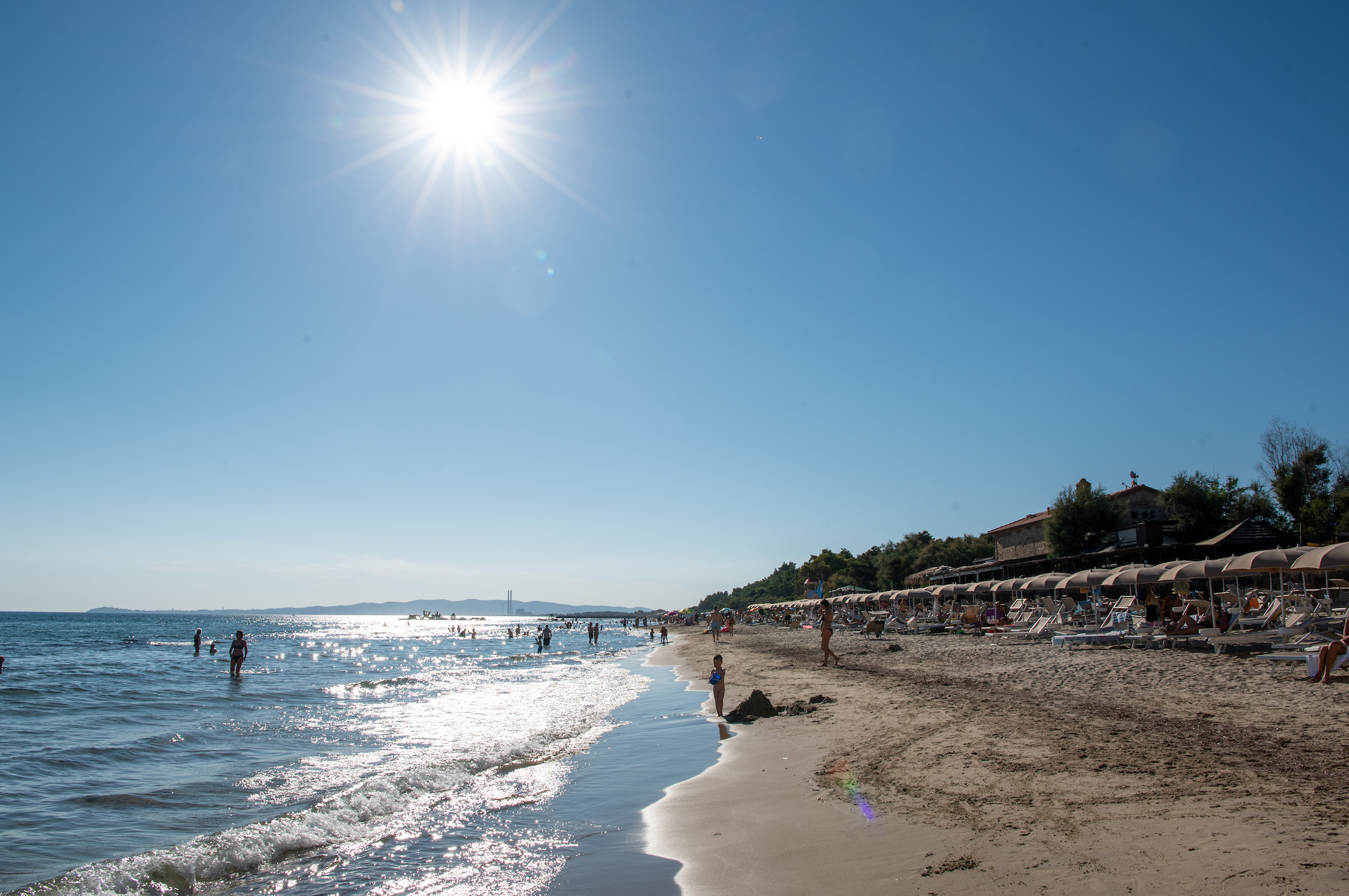 Naar het strand van Torre Mozza