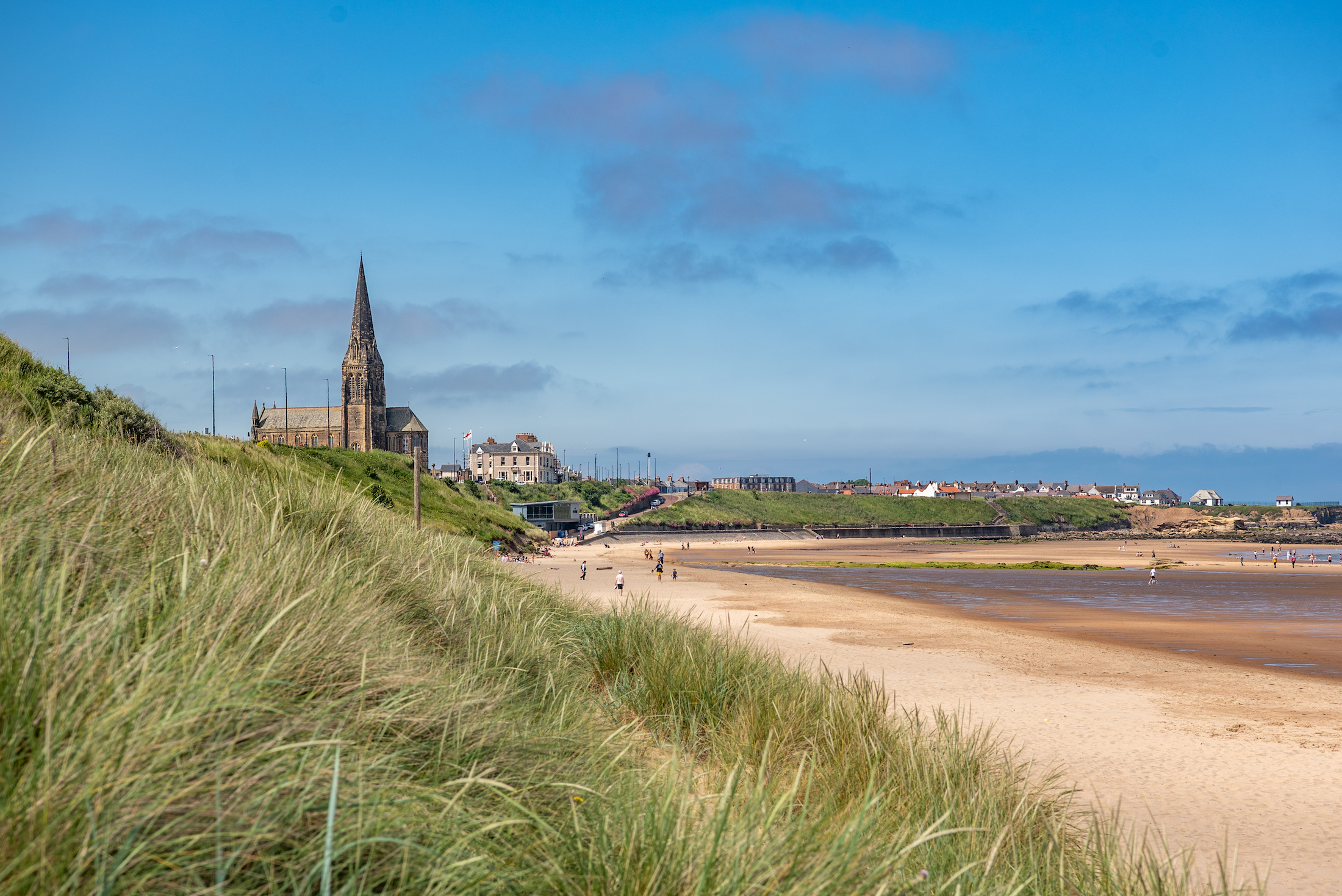 Geniet zeker ook op het mooie strand van Tynemouth