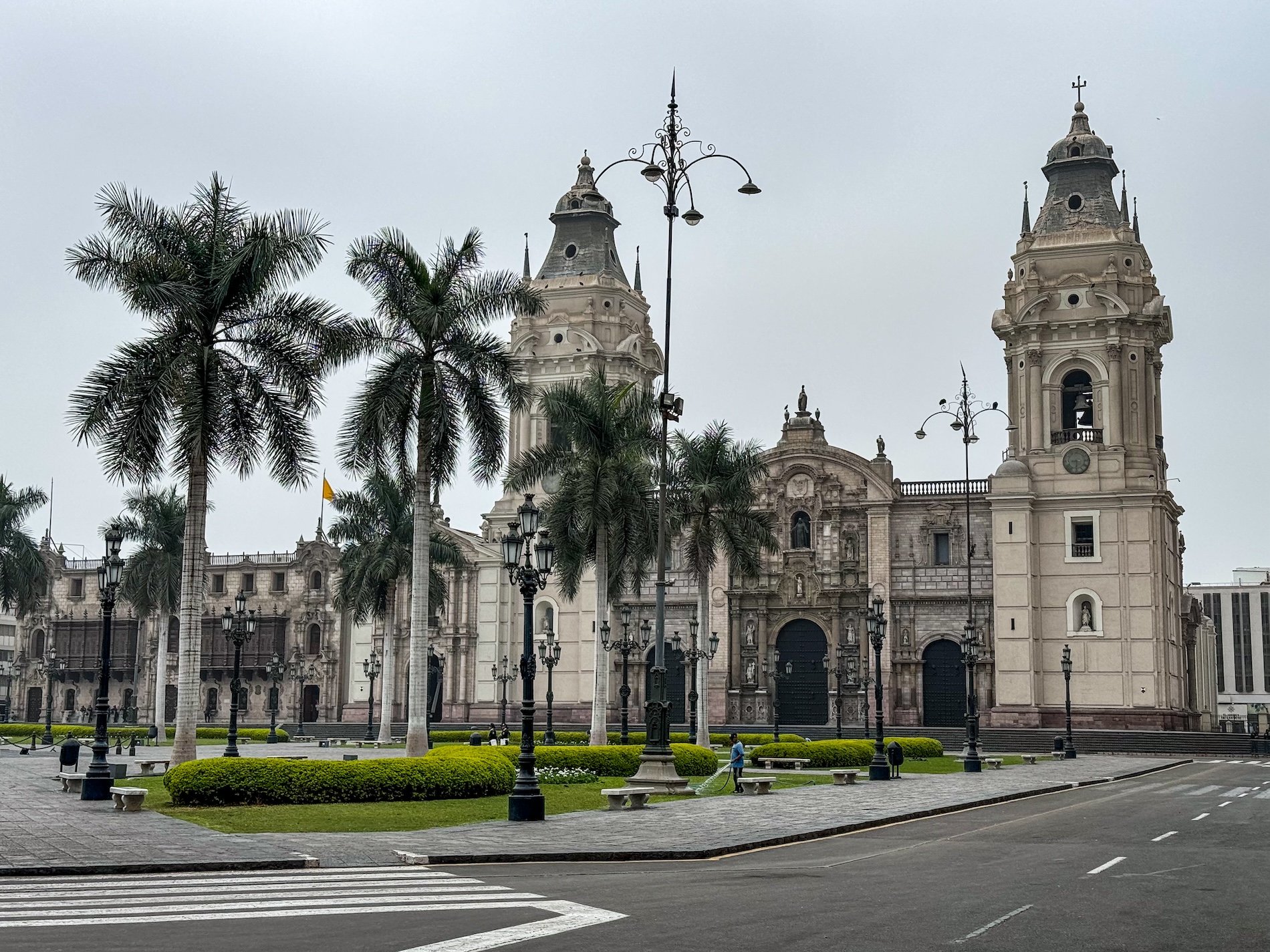 Koloniale architectuur in Lima Downtown