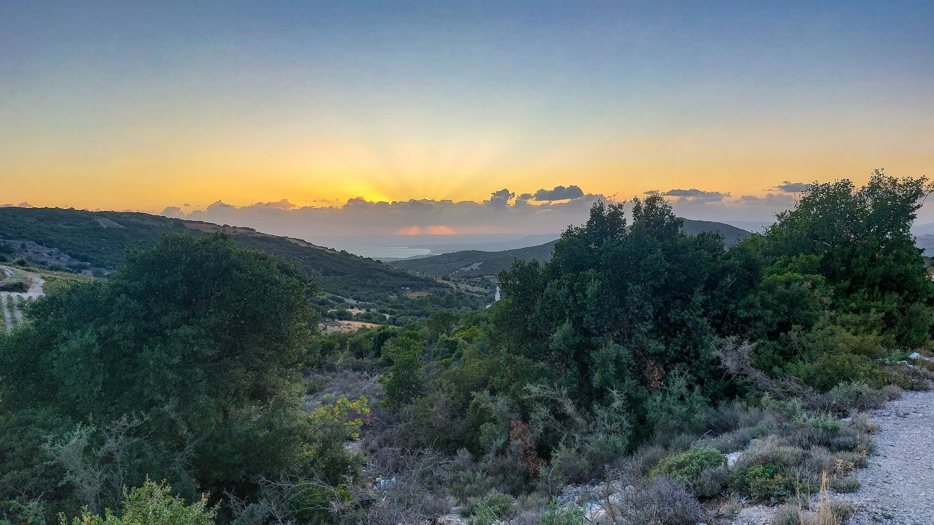 Genieten van mooie zonsondergangen