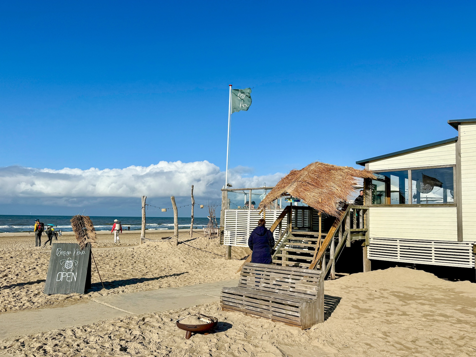 Uitwaaien in Bergen aan Zee