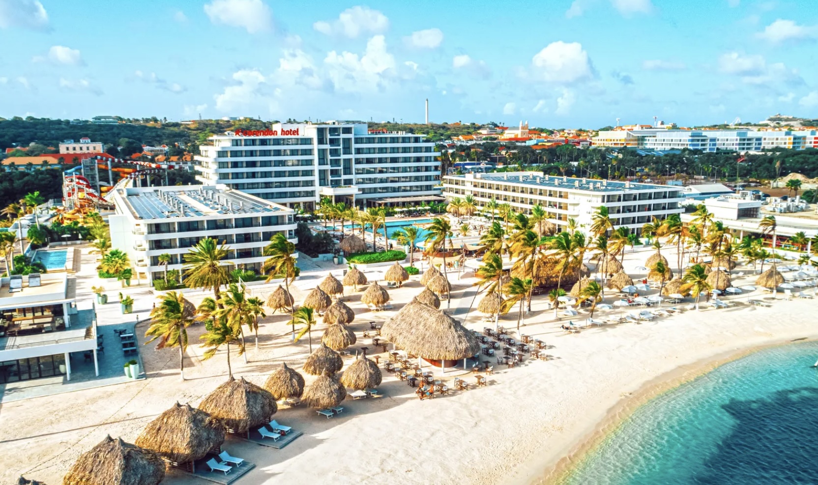 Het luxe Mangrove Beach Resort is een van de populairste accommodaties op Curacao