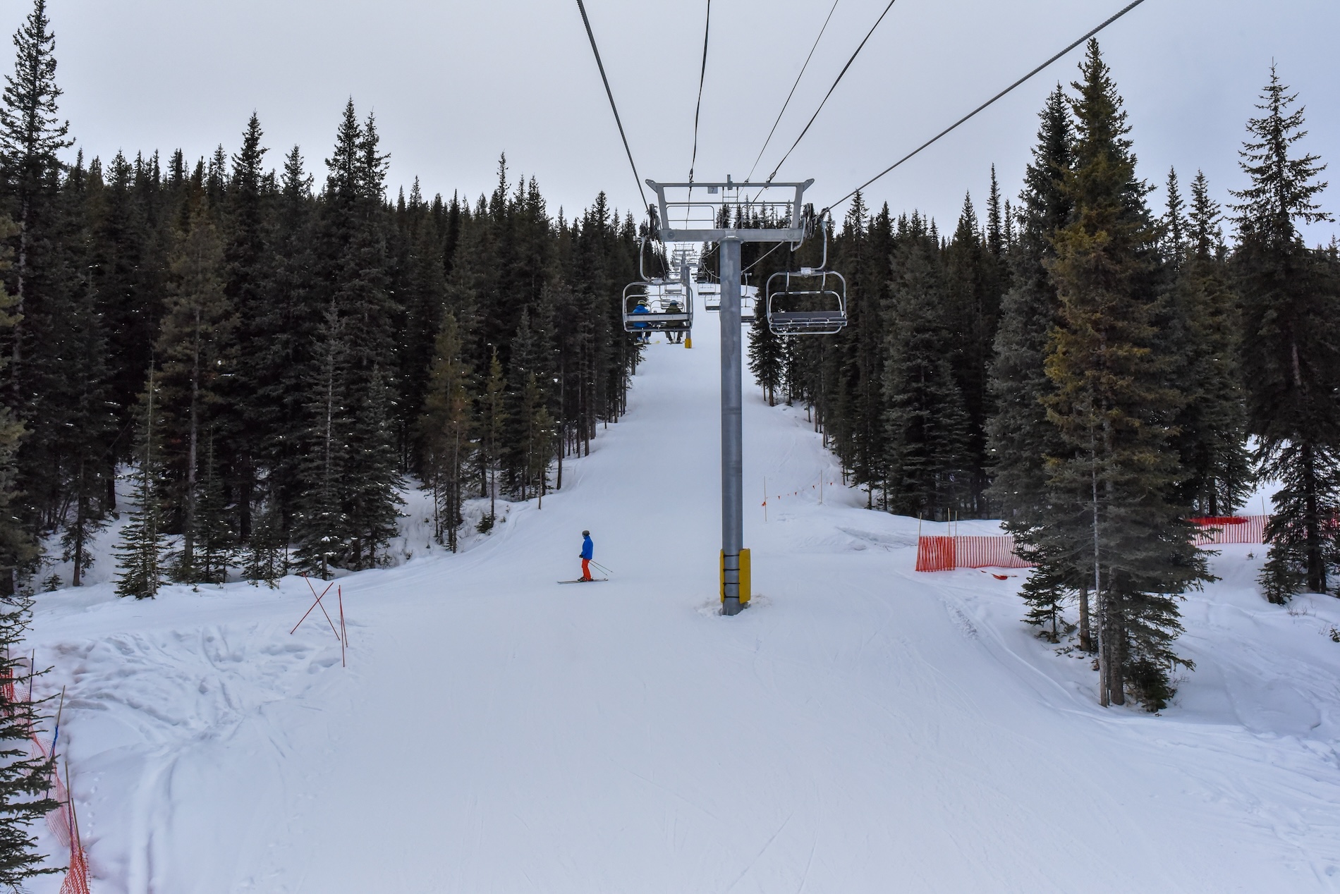 Marmot Basin heb je vaak helemaal voor jezelf - zo rustig is het