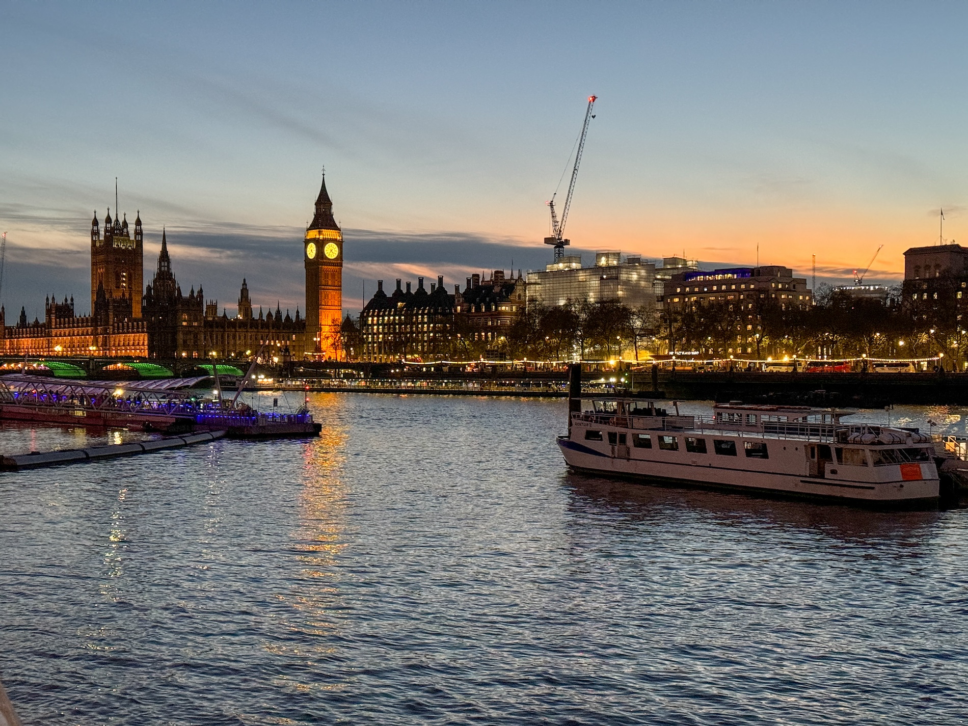 The Big Ben by night