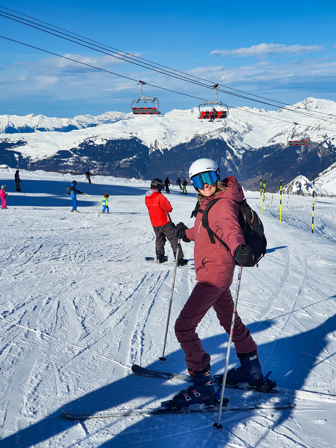 Skieen La Plagne in de Franse Alpen