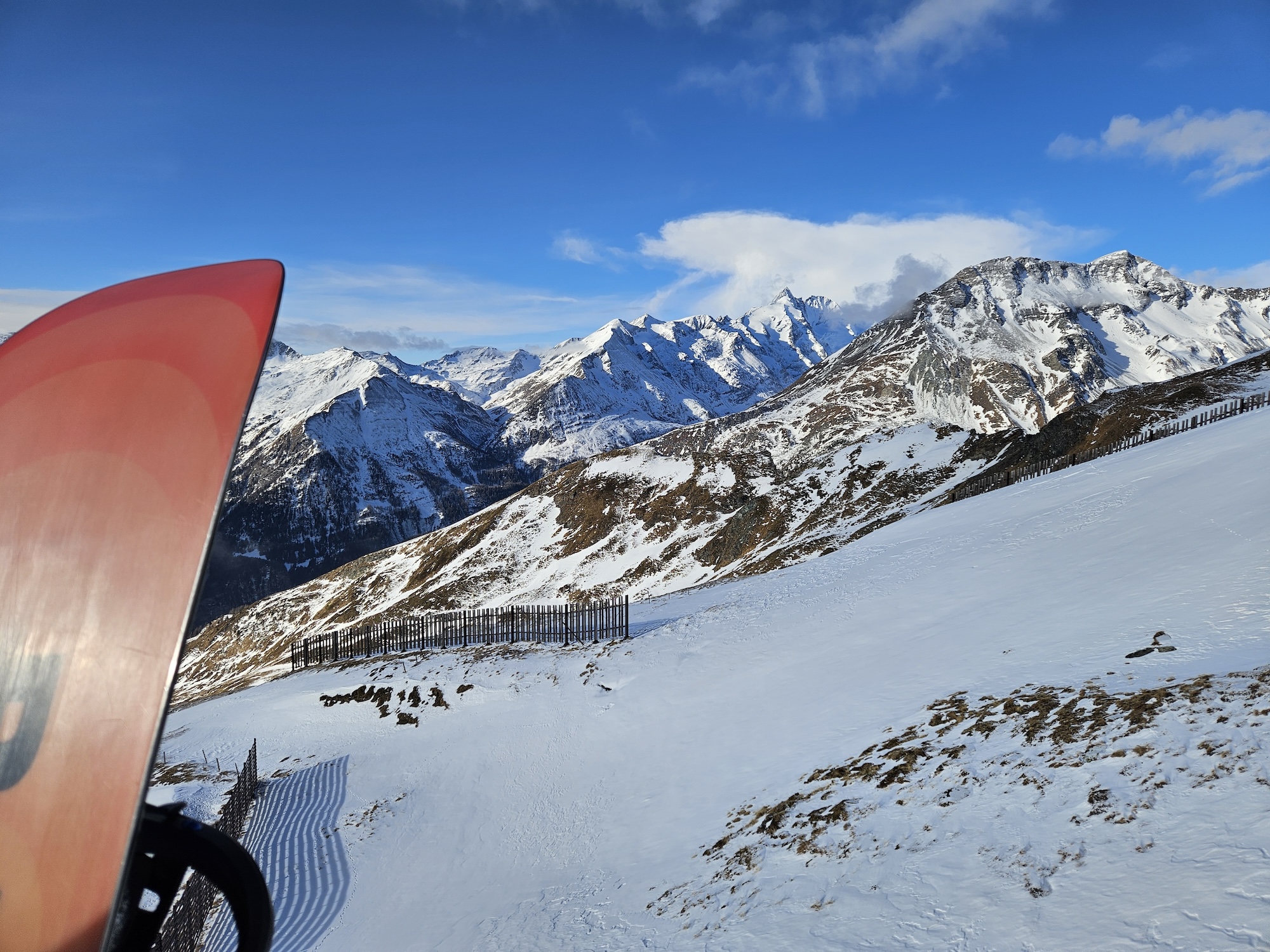 Vanuit het hele skigebied van Heiligenblut heb je uitzicht op de Grossglockner!