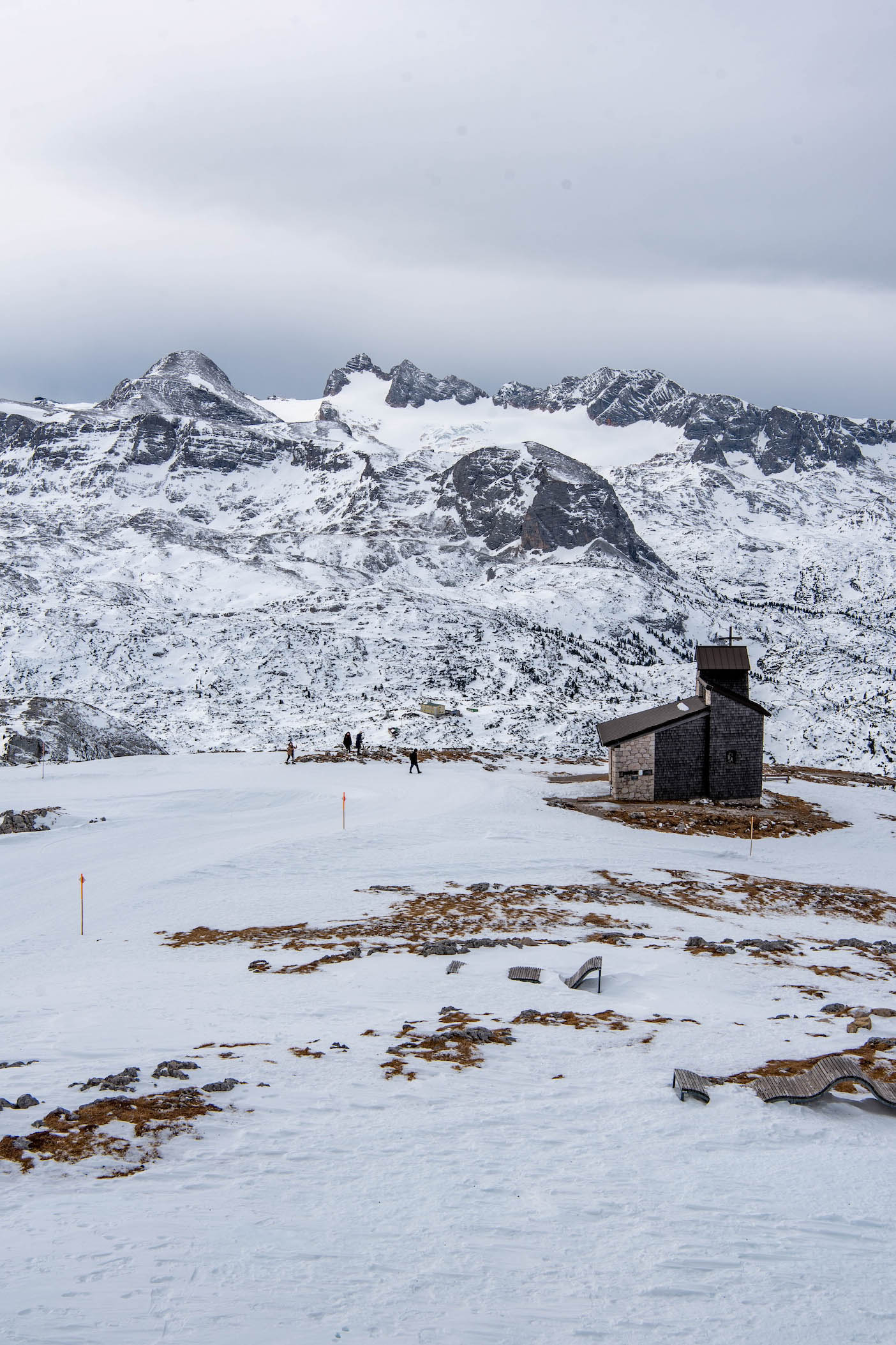 Het maanlandschap van Dachstein Krippenstein