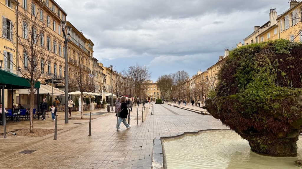 Cours Mirabeau: de beroemdste straat van Aix-en-Provence