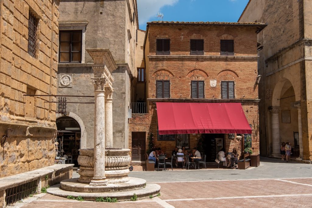 Piazza Pio II in Pienza