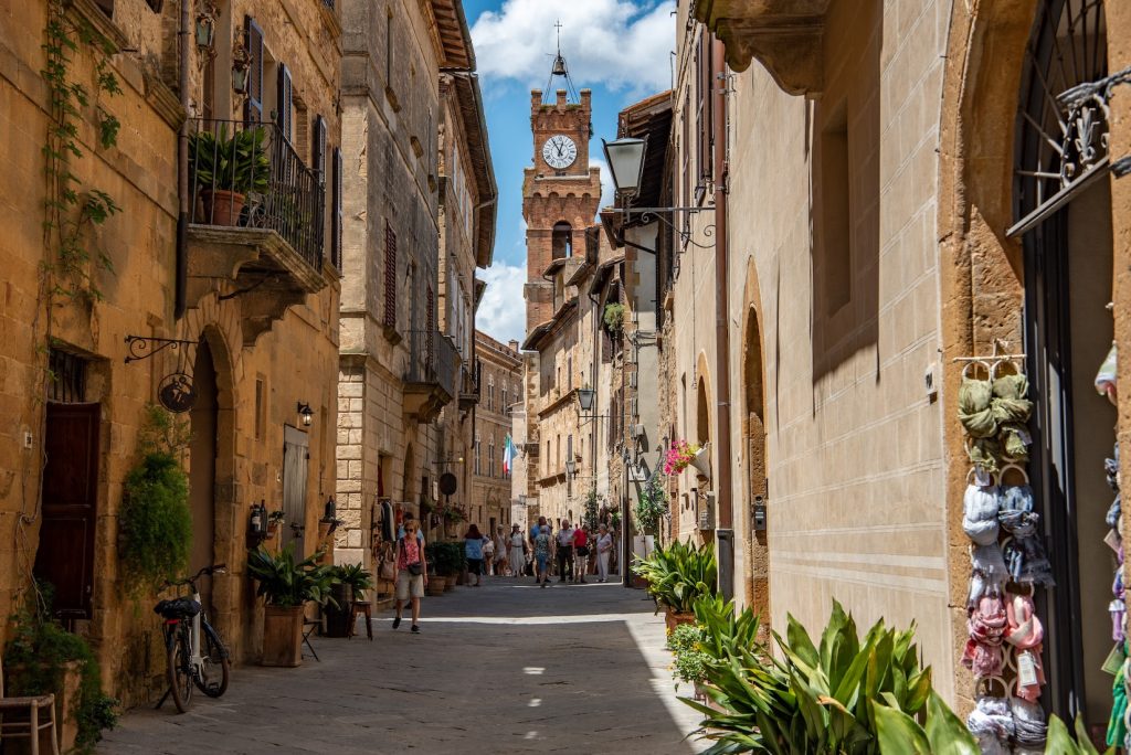 Pienza in Toscane, Italië