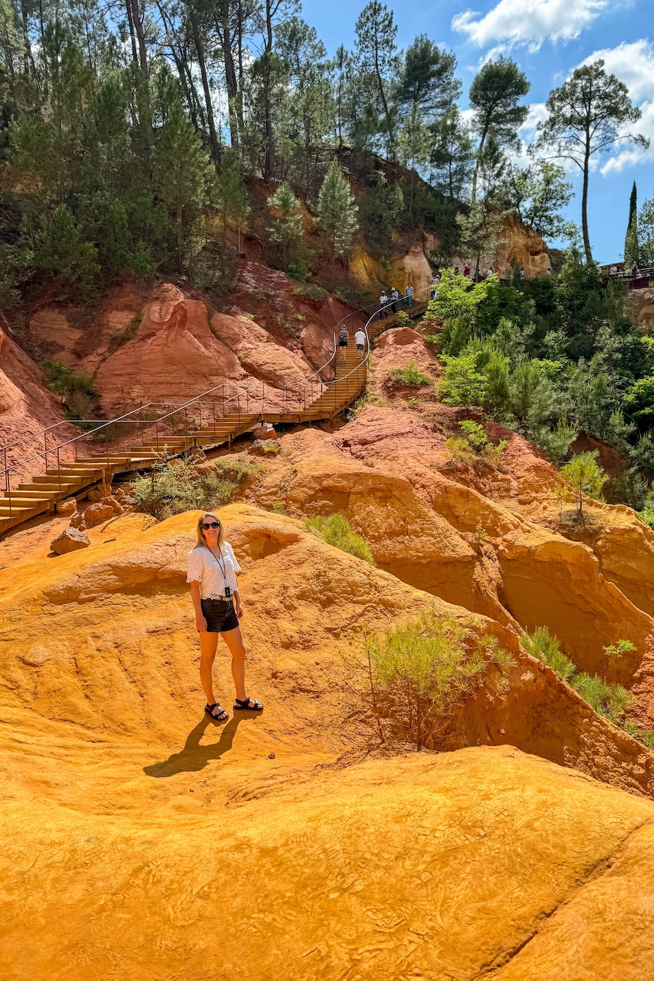 De okermijnen in Roussillon bezoeken