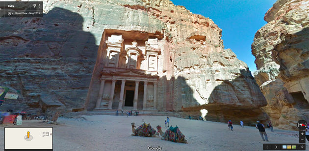 Al Khaznah in het hart van de rozerode stad Petra