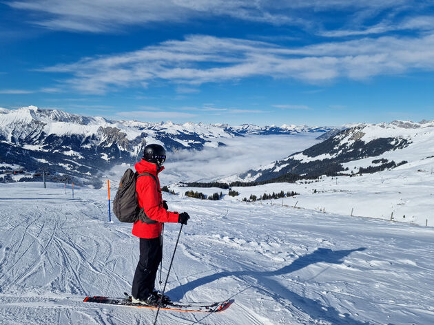 Ski\u00ebn in de zon: in Adelboden eerder de regel dan uitzondering
