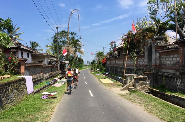 Ubud is de perfecte plek om op de fiets te stappen